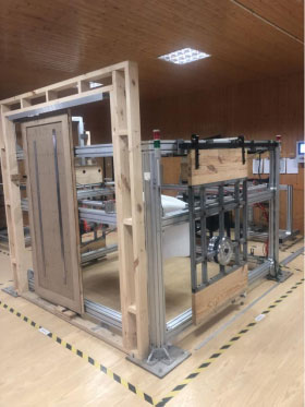 Sliding door test stand