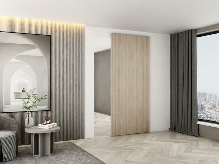 Hidden Barn Door Hardware include Aluminum Concealed Track Tengyu