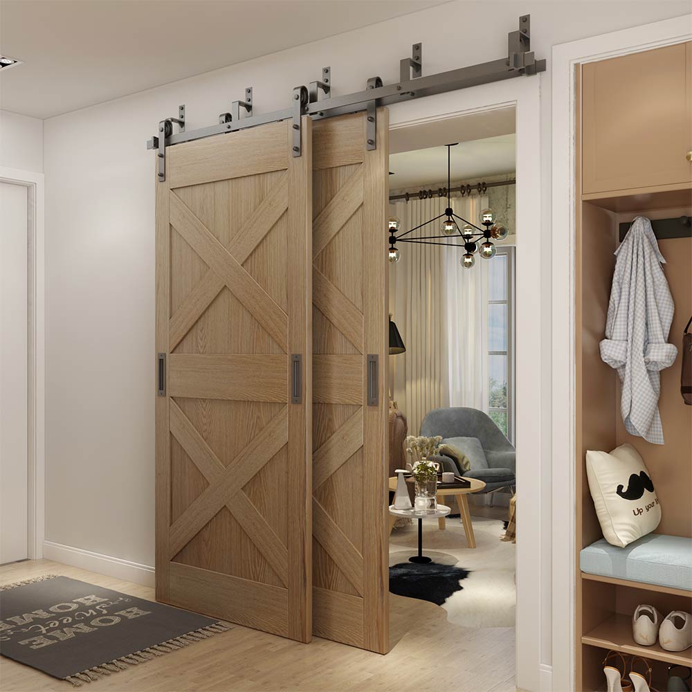 double bypass barn door hardware