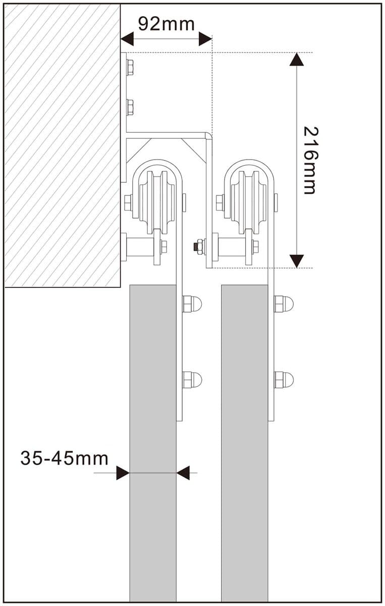 Adjustable Shower Door Hinge System for Frameless Glass Doors.