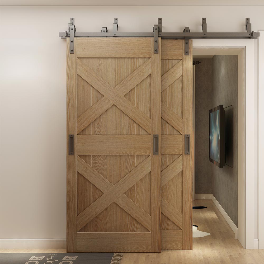 double bypass barn door hardware