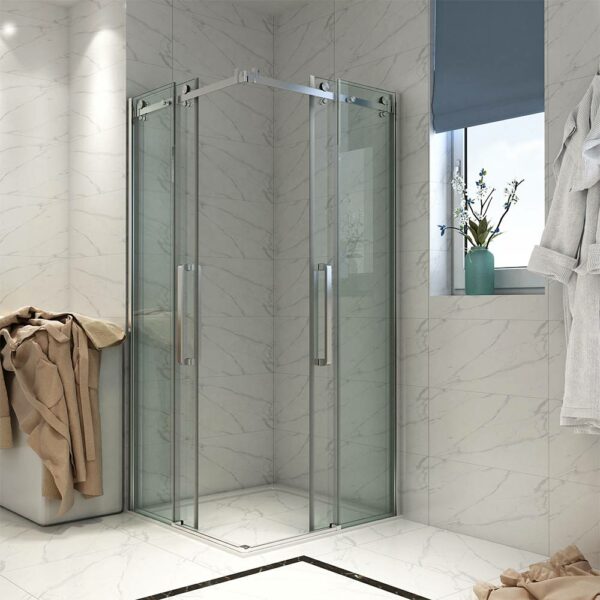 alcove sliding shower door