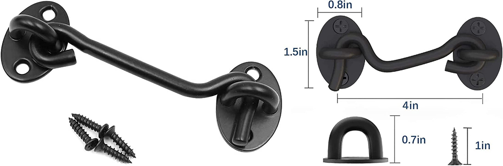 Hook style privacy lock