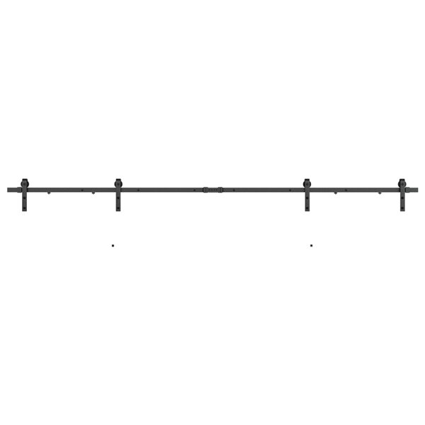 Ligne horizontale droite avec des marques et des points uniformément espacés.