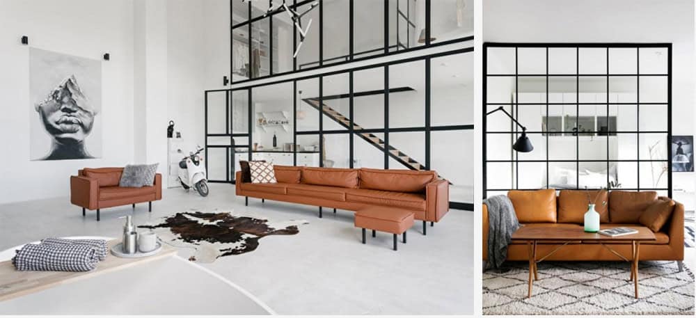 Stalen glazen deuren en ramen