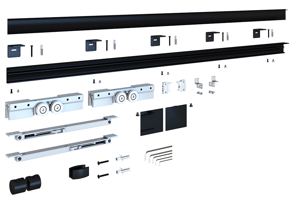 Mayorista Sistema de carriles para puertas correderas de aluminio - Tengyu