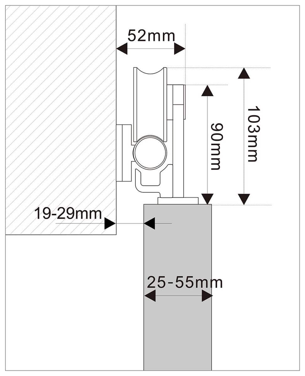 Accurate measurement specifications for recessed lighting installation.