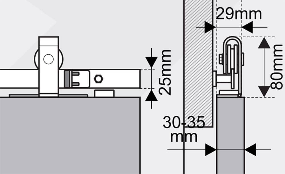 High-quality stainless steel sliding door roller for marine applications, providing smooth operation and durability in harsh environments. Perfect for boat and yacht sliding doors.