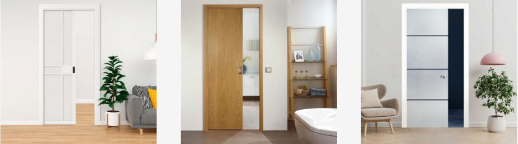 application scenarios for pocket door system