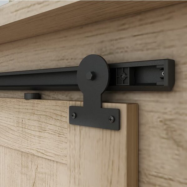 Mini Top mounting style rolling barn door hardware for cabinet