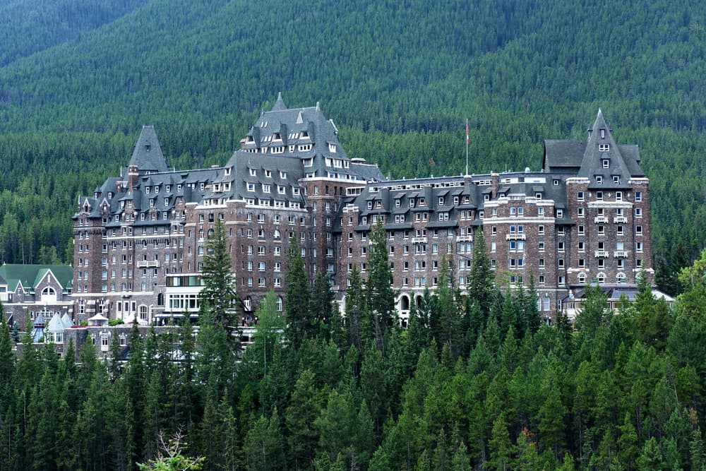 Banff Springs Hotels saknade dörr 