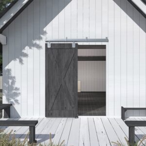 Interior Exterior Heavy-Duty Box Rail Sliding Barn Door Hardware