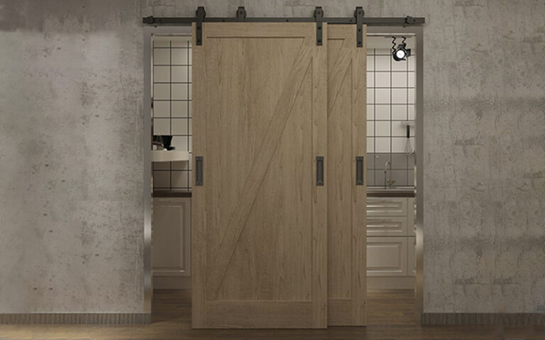 Qu'est-ce qu'une porte de grange à double contournement