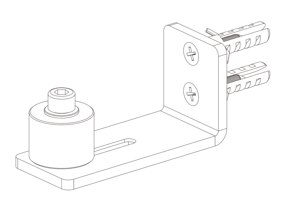 High-quality docking mount designed for smart home devices, ensuring secure attachment and easy installation within your smart home setup. Compatible with various Home Automation units for seamless integration.