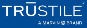 TruStile logo with "A Marvin Brand" on blue background, representing top interior door maker for 2024.