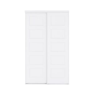 The 48" Five-Panel Closet Door offers easy installation and a paneled design, adding style and function to any bedroom or hallway.