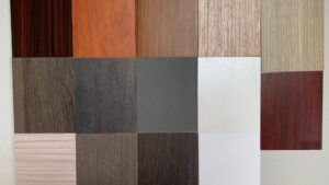 High-quality wood veneer options showcasing a variety of finishes and textures for home and commercial projects.