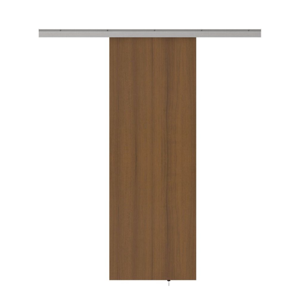 Modern 900x2100mm flat barn door in PVC wood grain finish with barn door hardware for stylish interior design.